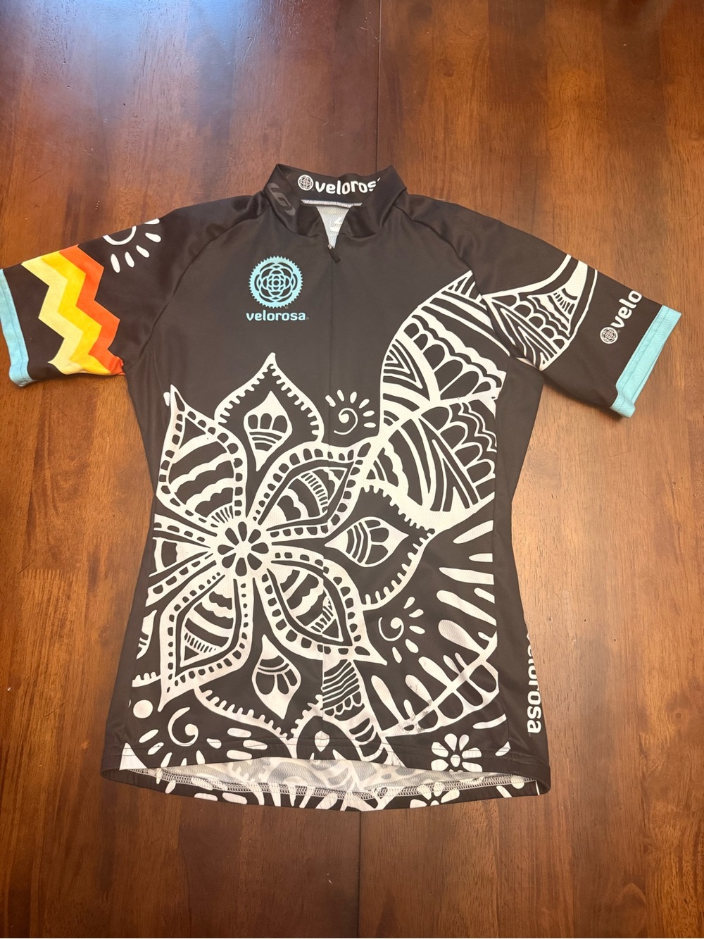 Louis Garneau Velorosa Women's Short-Sleeve Mandala Cycling Jersey – Size Large
